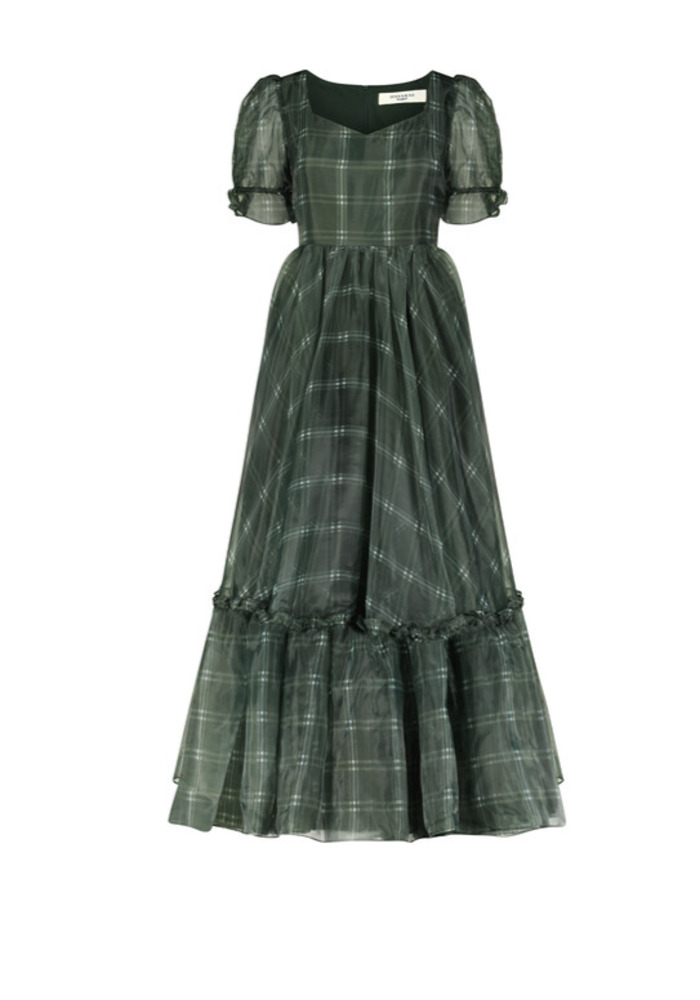 JessaKae Cordelia Gress in Green Plaid